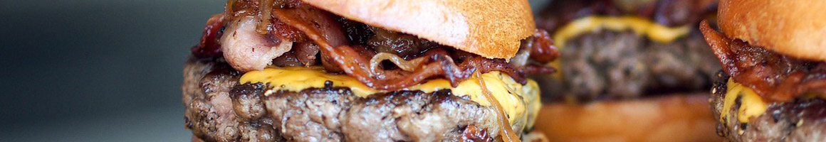 Eating Burger at Sundae Shop restaurant in Midland, NC.